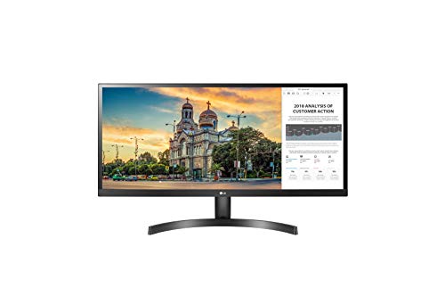 LG 34WL500 86,36 cm (34 Zoll) FHD UltraWide Monitor (AH-IPS-Panel, HDR10, AMD FreeSync), schwarz