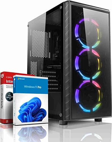 shinobee High End Gaming PC AMD Ryzen 7 4700 16 Threads 4 GHz • AMD Radeon RX 5600 XT 6GB • 16 GB • 1000GB SSD • Windows 11 • WLAN • Gamer PC Computer Gaming Rechner - 7304