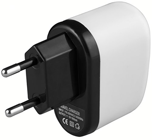 mumbi USB Ladegerät 1000mA einsetzbar als Netzteil / Ladekabel / Ladegerät - Ladeadapter 220V 1A 1 Ampere