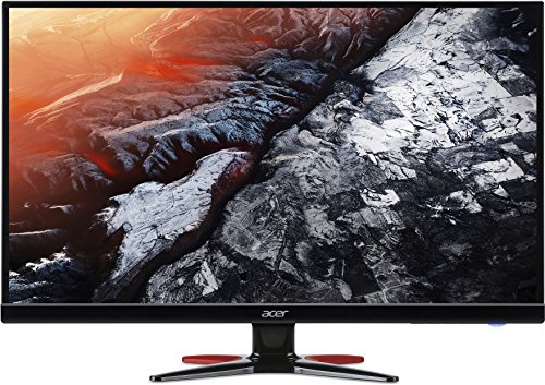 Acer G276HLLBIDX 69 cm (27 Zoll) Gaming Monitor (VGA, HDMI, DVI, 1ms Reaktionszeit, 1920 x 1080, ZeroFrame) schwarz/rot