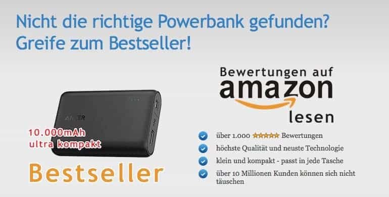 Powerbank-Bestseller-Powerbanks