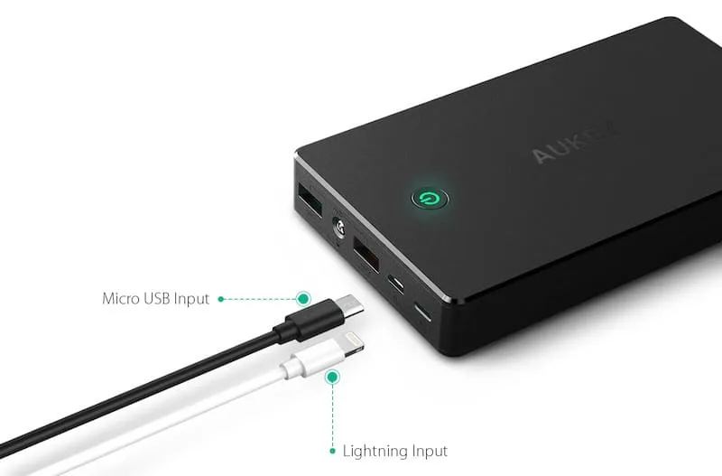 Aukey Powerbank mit Lightning Anschluss