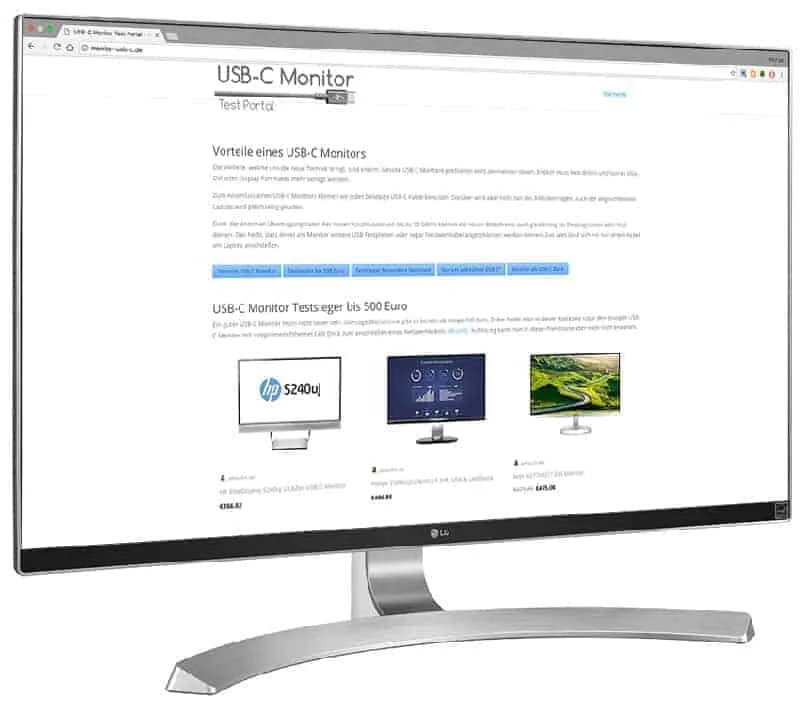 4K UHD USB-C Monitor LG