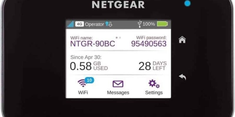 Netgear AC810-100EUS Aircard 810 Mobile Hotspot Router